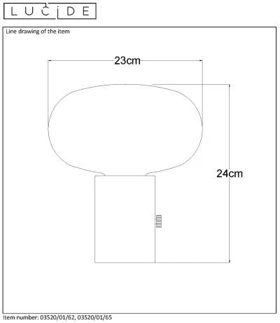 Настольная лампа Charlize 03520/01/65 Lucide прозрачная серая на 1 лампу, основание чёрное мрамор в стиле современный фото 2 Настольная лампа Charlize 03520/01/65 Lucide прозрачная серая на 1 лампу, основание чёрное мрамор в стиле современный фото 2